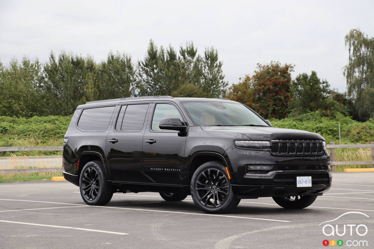 Jeep Grand Wagoneer L Obsidian 2024, essai routier : une présence indéniable