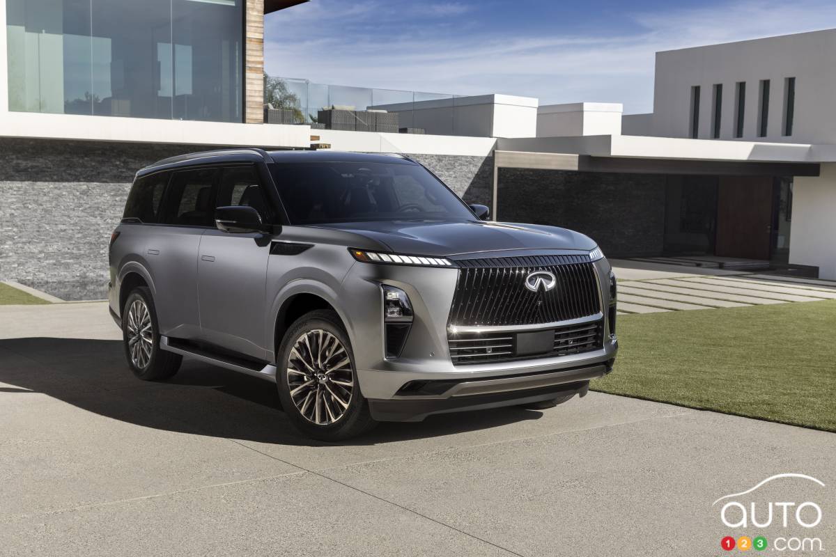 Brand-New 2025 Infiniti QX80 Is Recalled Over Camera Software Glitch