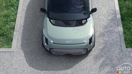 Kia EV2 : quelques modèles en camouflage circulent en Europe