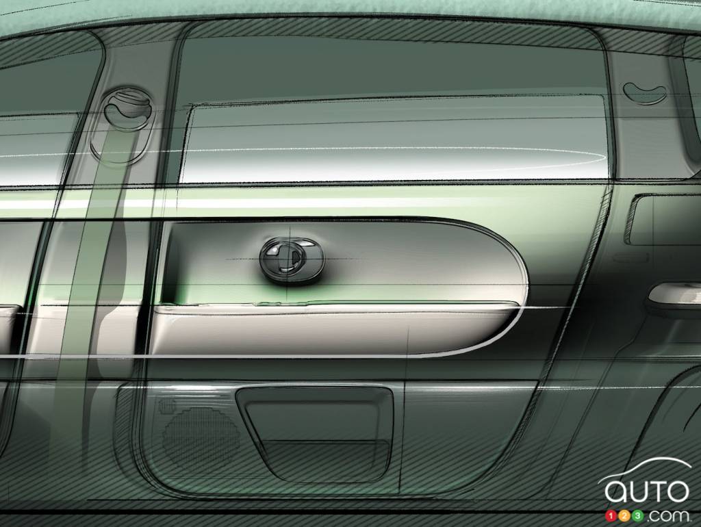 Sketch de l'intérieur du Hyundai Ioniq 9