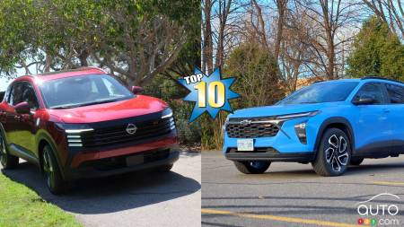 Top 10 des VUS sous-compacts vendus au Canada pour 2025