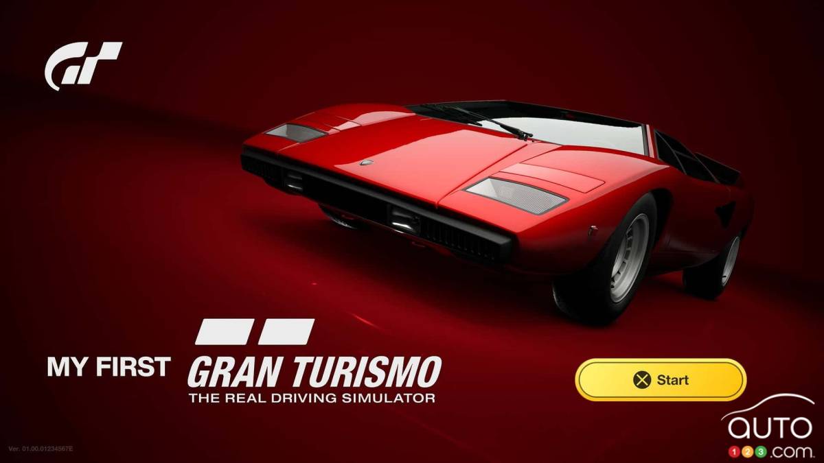 Le jeu My First Gran Turismo est disponible à partir d'aujourd'hui