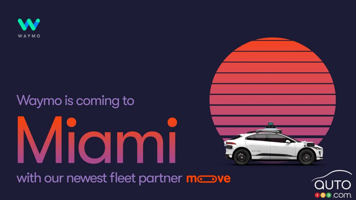 Des taxis autonomes Waymo bientôt à Miami