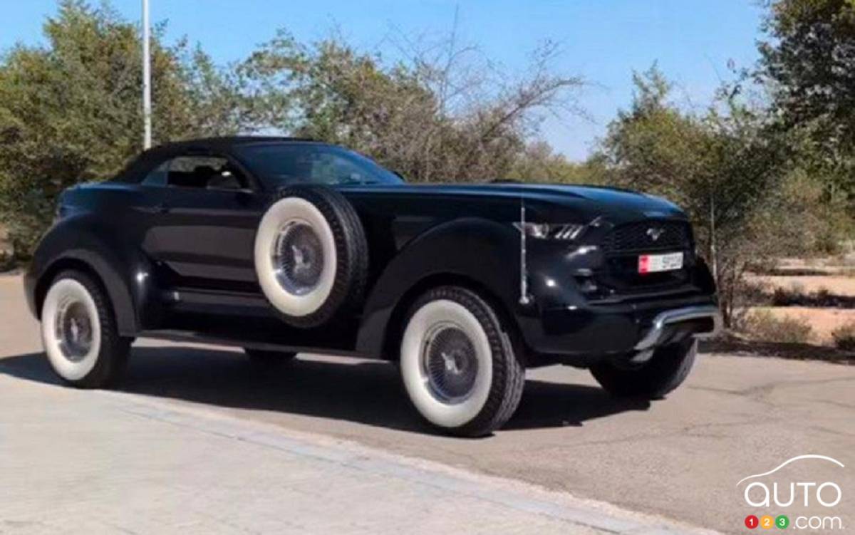 Rammus Mustang: So a Ford Mustang and a Ram Pickup Walk Into a Bar...