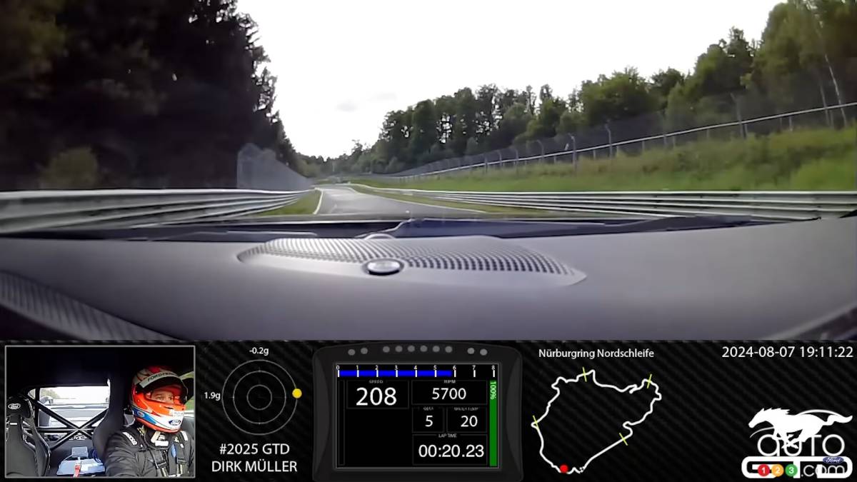 Ford Shares Video of Mustang GTD’s Record Lap at the Nürburgring