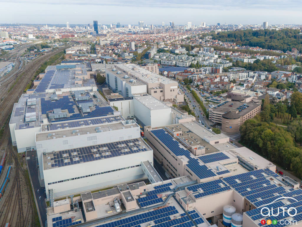 L'usine d'Audi à Bruxelles, en Belgique