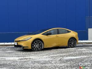 Toyota Prius AWD 2024, essai routier hivernal : un aperçu