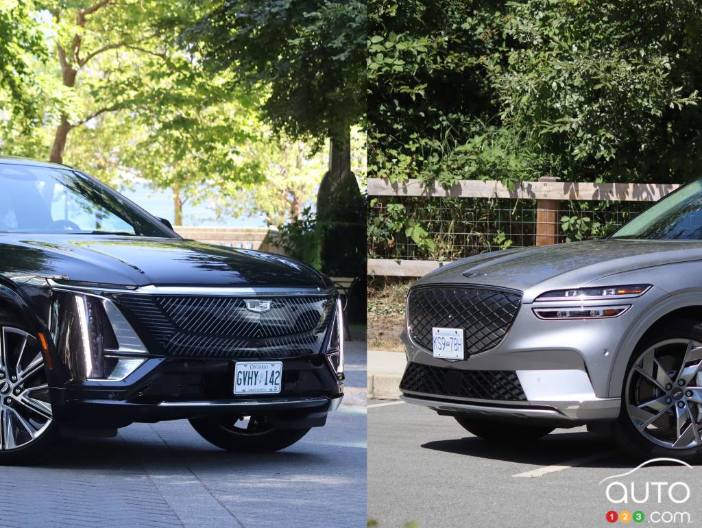 Cadillac Lyriq 2024 vs Genesis Electrified GV70 2023/2024