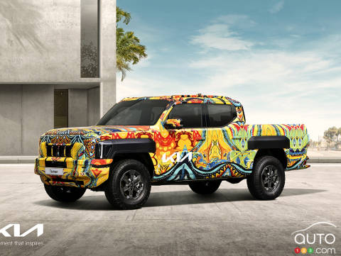 Kia Unveils First Image of Tasman Pickup Truck