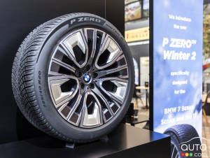 BMW and Pirelli Ce-Develop P Zero Winter 2 Tire for 7 Series EV