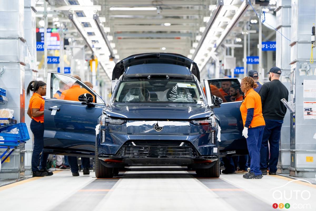 Volvo EX90 2025 : production lancée aux États-Unis