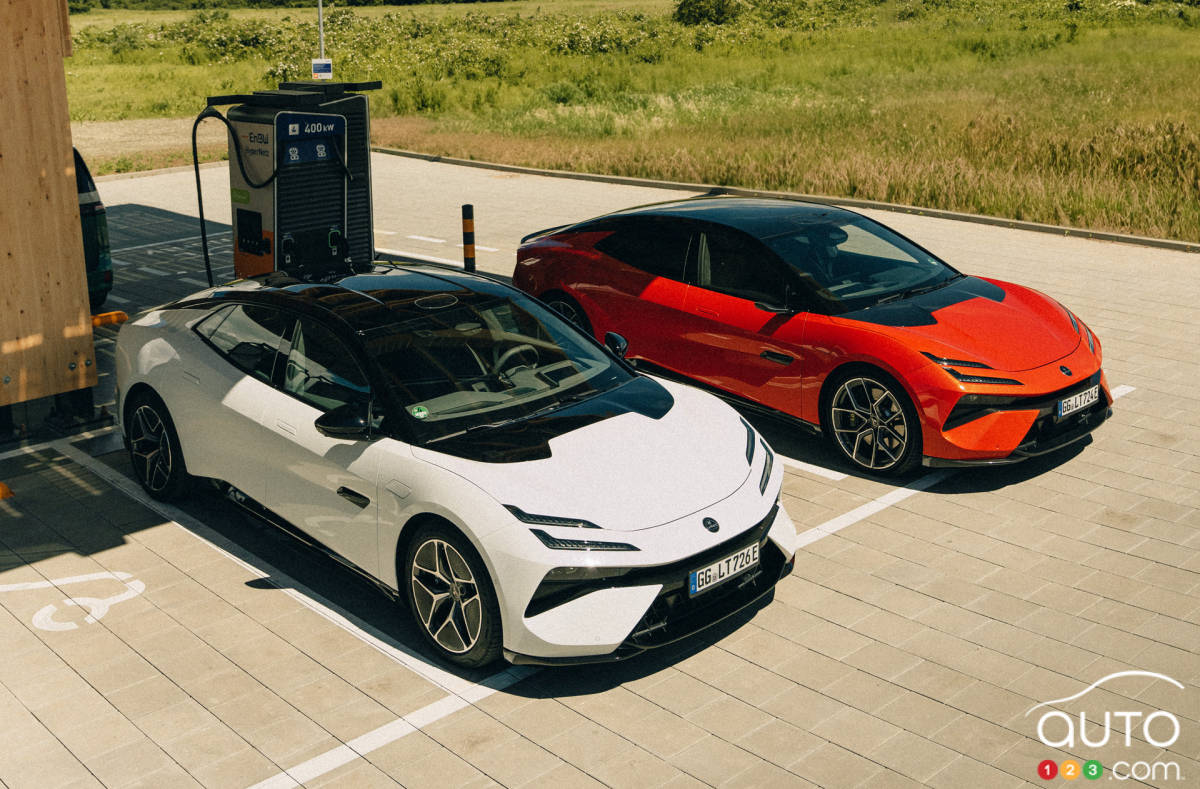 Lotus Emeya EV Can Be Charged from 10 to 80 Percent in 14 minutes The test established a new record for a production car, and was carried out on a 400-kW charging station.