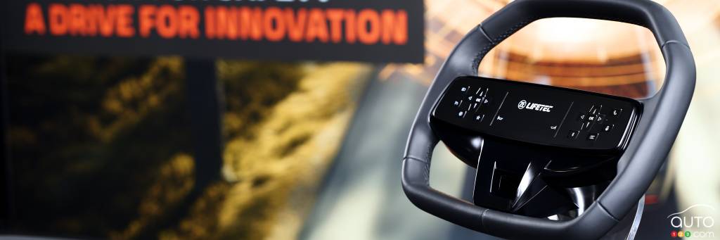 ZF Shows Steering Wheel Fitted With, You Guessed It, a Screen