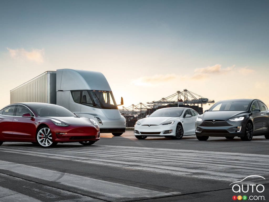 Modèles Tesla actuels