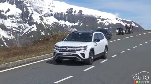 Next-Gen 2026 Volkswagen Atlas Filmed in On-Road Testing