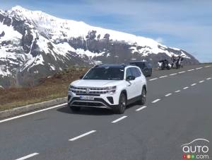 Le Volkswagen Atlas 2026 filmé à l’essai sur les routes