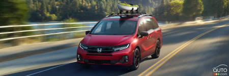 Honda Odyssey 2025 : quelques changements, surtout à l'intérieur