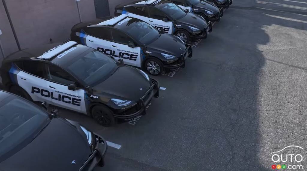 The police department of South Pasadina, in California, now has an all-EV police  vehicle fleet.