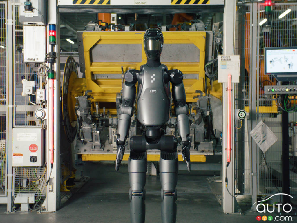 Le robot Figure 02 à l'usine de BMW en Caroline du Sud