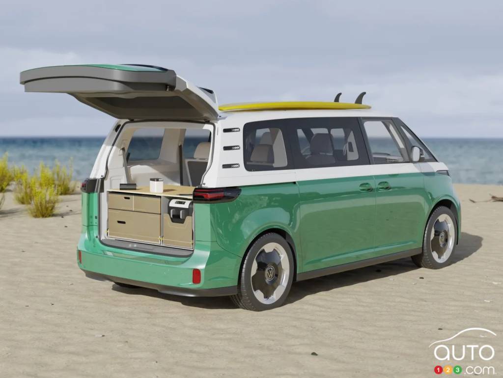 The modified version of the Volkswagen ID.Buzz