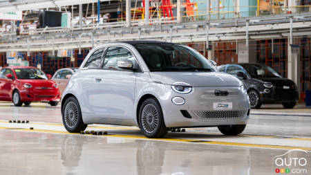 Stellantis suspend temporairement la production de la Fiat 500e