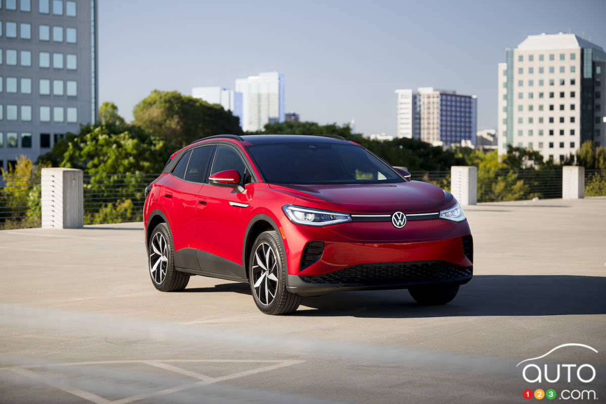 Poignées de porte du Volkswagen ID.4 : pause des ventes et de la production