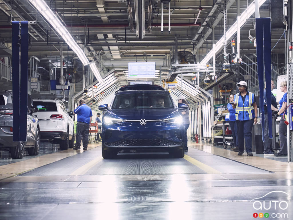 The Volkswagen ID.4, in production
