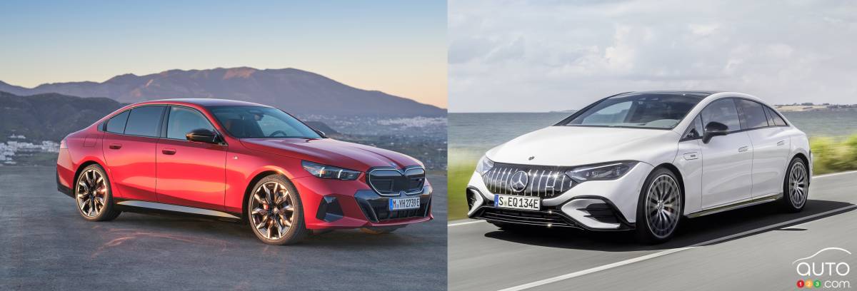 BMW i5 vs Mercedes-Benz EQE Comparison: Electric Duel