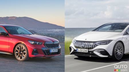 BMW i5 vs Mercedes-Benz EQE Comparison: Electric Duel