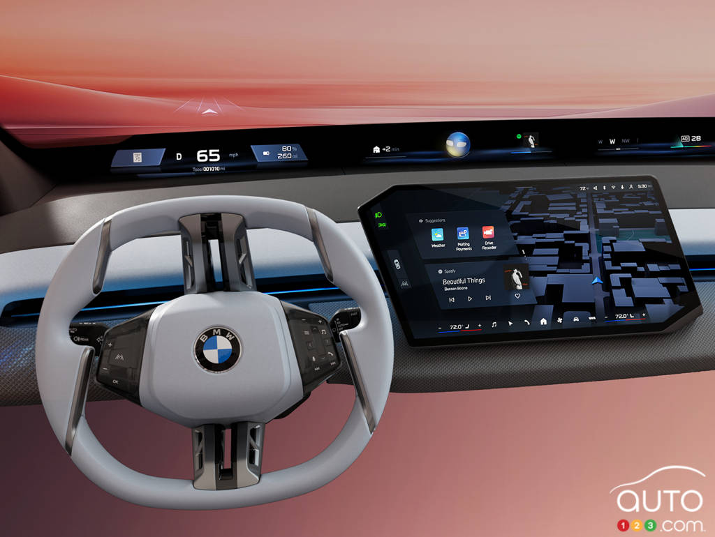 BMW's new-generation multimedia system, called BMW Operating System X