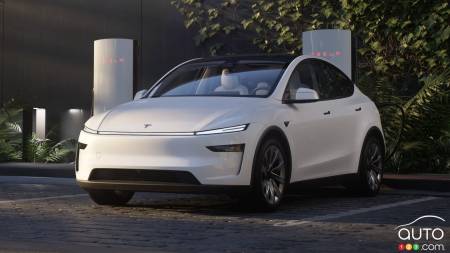 Une version mise à jour du Tesla Model Y apparaît en Chine