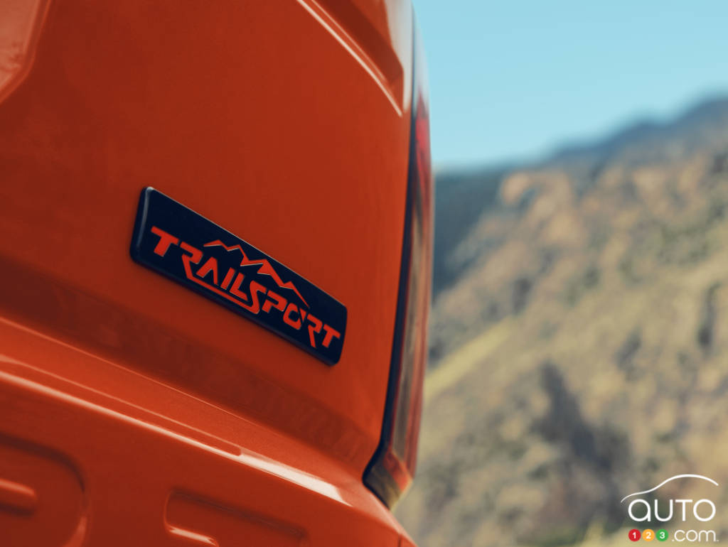 Le logo TrailSport sur le Honda Passport 2026