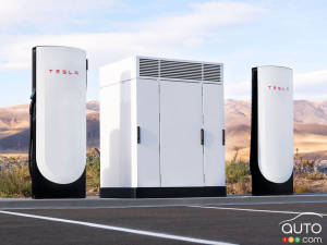 Tesla Deploys First V4 Superchargers in North America