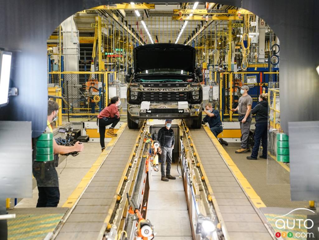 Dans l'usine d'Oshawa de GM