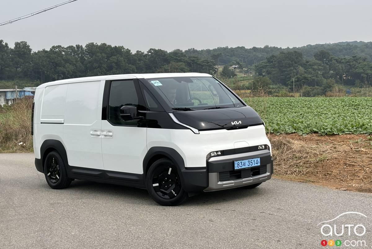 Kia PV5 2026, premier essai : un monolithe de livraison