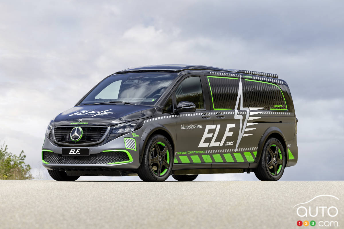 Mercedes-Benz lance ELF, un véhicule expérimental de recharge