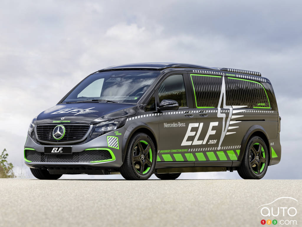 The Mercedes-Benz ELF experimental charging vehicle/mobile laboratory