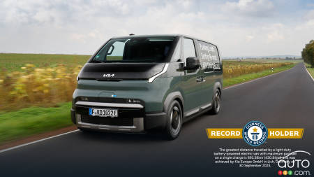 Kia PV5 : le fourgon électrique fracasse un record d’autonomie