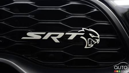 Ram Relaunching SRT Banner with Two Performance Trucks