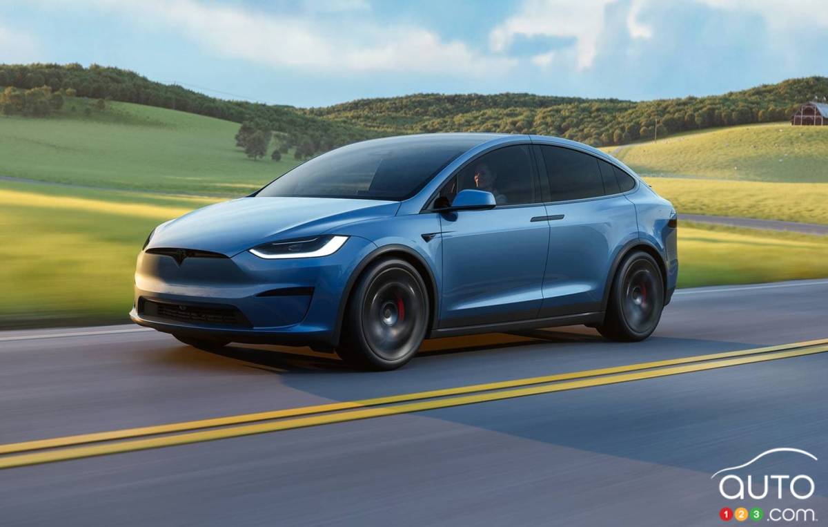 Tesla allège discrètement son Model X 2026 de près de 200 kg