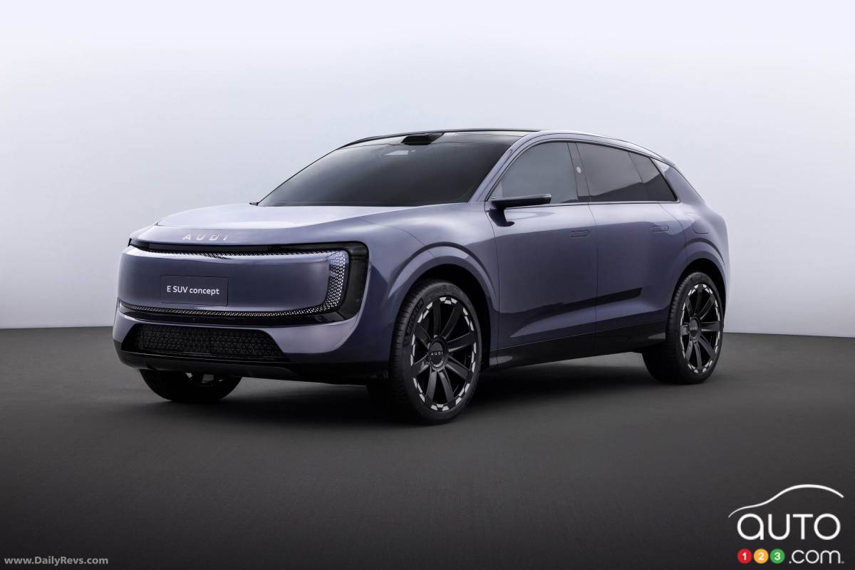 Audi and SAIC Present New All-Electric AUDI E SUV for China
