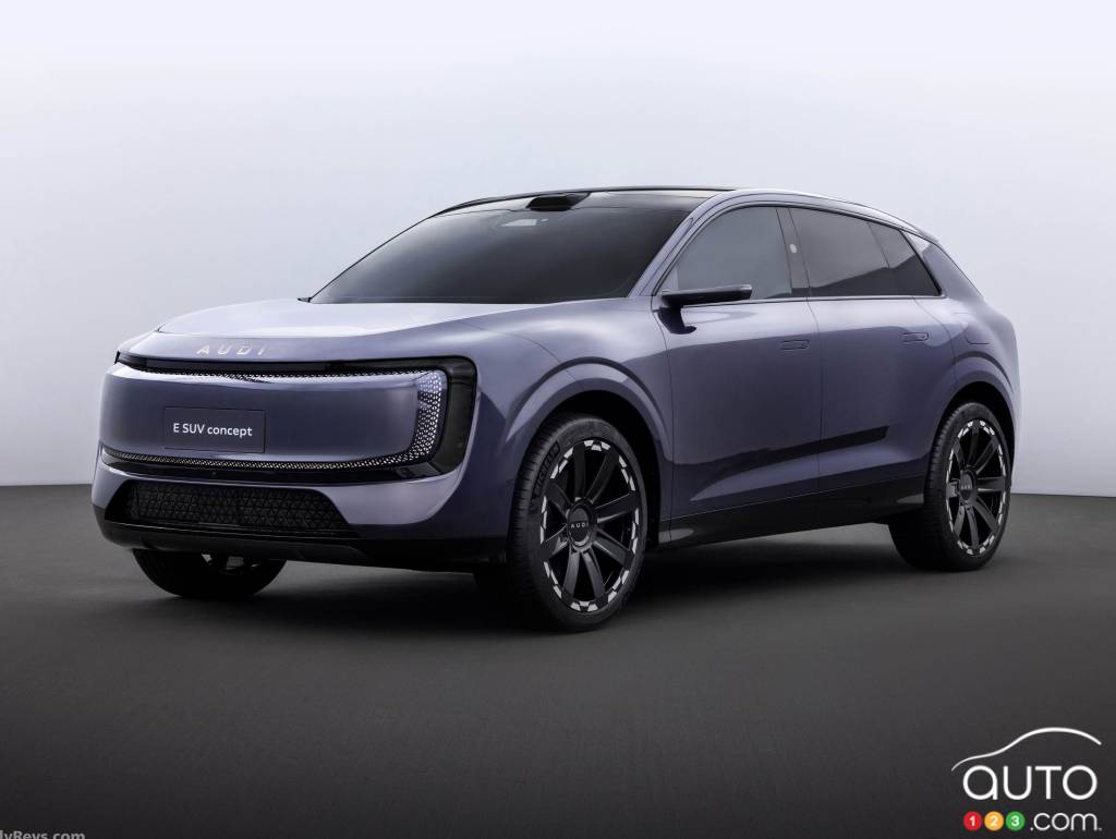 The new AUDI E SUV electric concept
