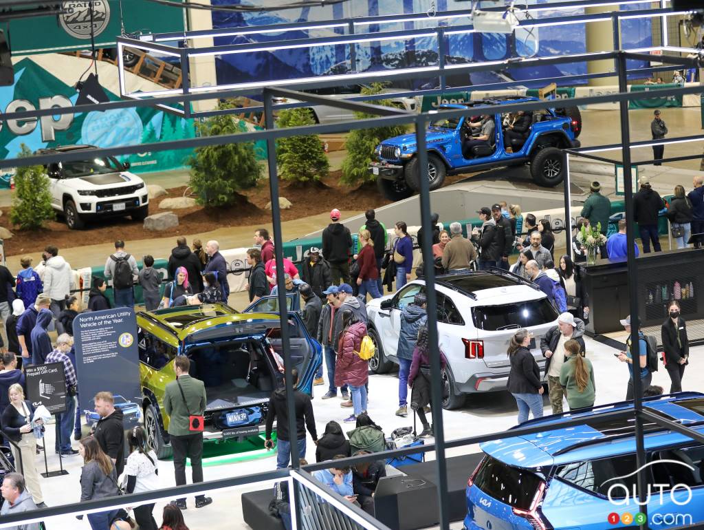 Au Salon de l'auto de Toronto