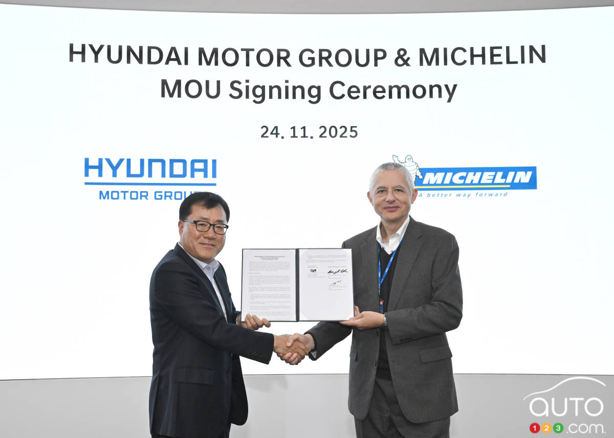 Hyundai et Michelin s'unissent de nouveau pour développer les pneus de VÉ