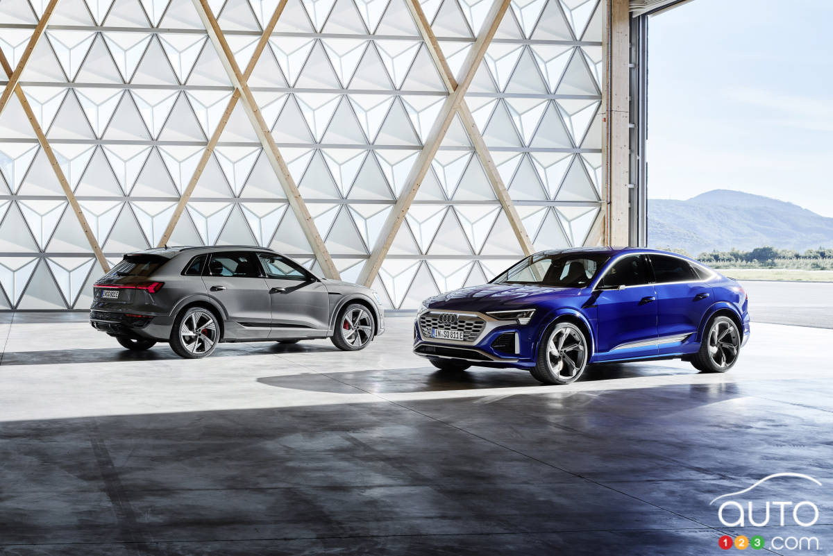 Les Audi Q8 e-tron