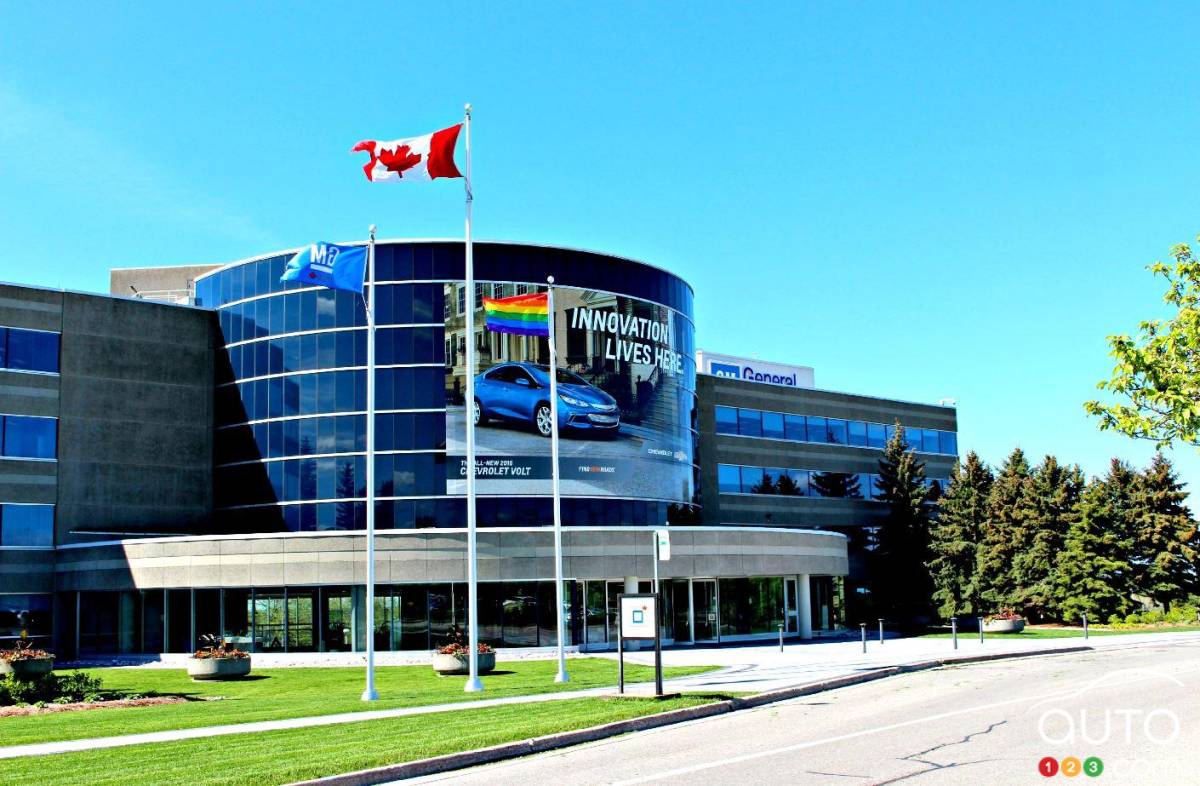 Le bureau chef de General Motors, à Oshawa en Ontario