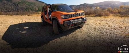 Nouvelles images du Jeep Recon EV 2026