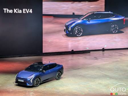 La Kia EV4 fait ses débuts, en version berline et à hayon