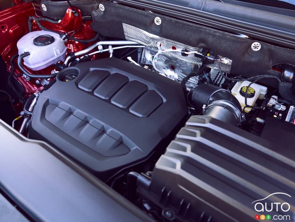 Engine of the 2024 Volkswagen Atlas
