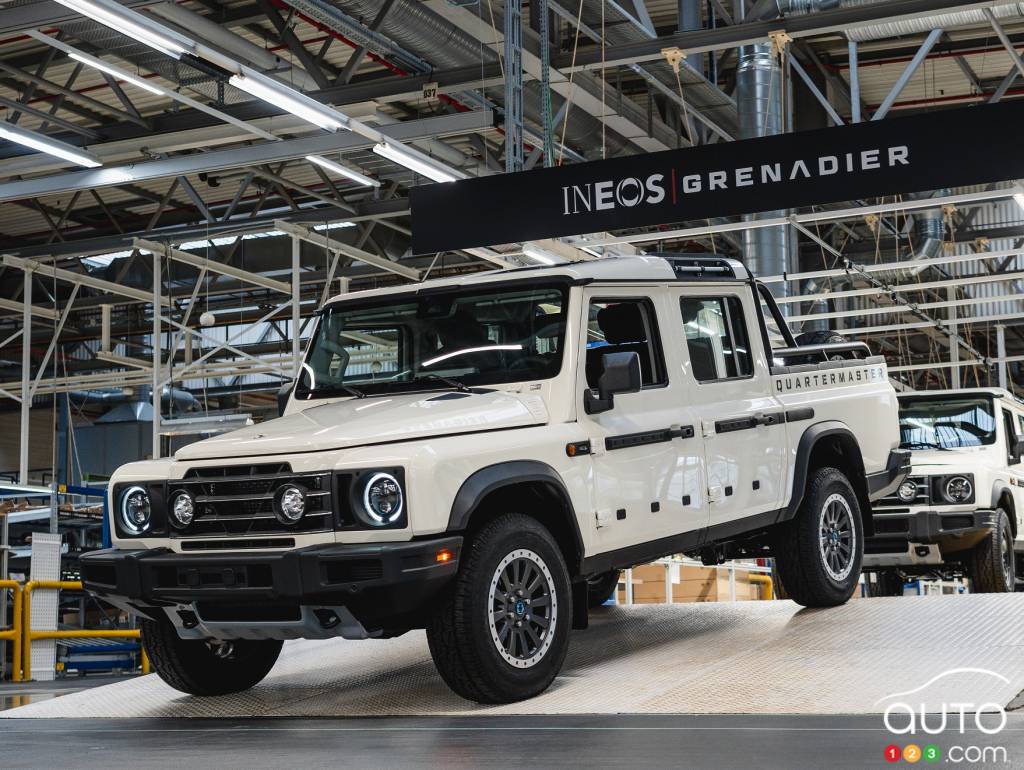 L'Ineos Grenadier, en production